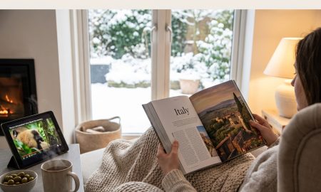 Cozy winter ‘mini-escape’ entertainment: armchair travel night